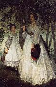 James Tissot Two Sisters oil